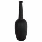 ΕΠΙΤΡΑΠΕΖΙΟ ΚΕΡΑΜΙΚΟ ΔΙΑΚΟΣΜΗΤΙΚΟ ELENDIL HM4591.02 ΜΑΥΡΟ ΜΑΤ Φ12x39.5Υεκ