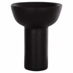 ΕΠΙΤΡΑΠΕΖΙΟ ΚΕΡΑΜΙΚΟ ΔΙΑΚΟΣΜΗΤΙΚΟ ELENDIL HM4603.02 ΜΑΥΡΟ ΜΑΤ Φ20x26.5Υεκ