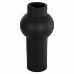ΕΠΙΤΡΑΠΕΖΙΟ ΚΕΡΑΜΙΚΟ ΔΙΑΚΟΣΜΗΤΙΚΟ SCEPTER HM4605.02 ΜΑΥΡΟ ΜΑΤ Φ15x30Υ εκ.