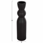 ΕΠΙΤΡΑΠΕΖΙΟ ΚΕΡΑΜΙΚΟ ΔΙΑΚΟΣΜΗΤΙΚΟ SCEPTER HM4614.02 ΜΑΥΡΟ ΜΑΤ Φ8x35Υ εκ. - Image 2