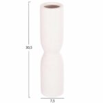 ΕΠΙΤΡΑΠΕΖΙΟ ΚΕΡΑΜΙΚΟ ΔΙΑΚΟΣΜΗΤΙΚΟ SCEPTER HM4615.01 ΚΡΥΣΤΑΛΛΙΚΟ ΥΠΟΛΕΥΚΟ Φ7,5x30,5Υεκ - Image 2