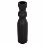 ΕΠΙΤΡΑΠΕΖΙΟ ΚΕΡΑΜΙΚΟ ΔΙΑΚΟΣΜΗΤΙΚΟ SCEPTER HM4614.02 ΜΑΥΡΟ ΜΑΤ Φ8x35Υ εκ.