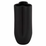 ΕΠΙΤΡΑΠΕΖΙΟ ΚΕΡΑΜΙΚΟ ΔΙΑΚΟΣΜΗΤΙΚΟ GLAΖΕ HM4611.02 ΜΑΥΡΟ ΜΑΤ Φ14x34Υ εκ.