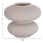 ΕΠΙΤΡΑΠΕΖΙΟ ΚΕΡΑΜΙΚΟ ΔΙΑΚΟΣΜΗΤΙΚΟ ROOK HM4629.03 ΓΚΡΙ ΜΑΤ Φ18x17Υεκ - Image 2