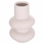 ΕΠΙΤΡΑΠΕΖΙΟ ΚΕΡΑΜΙΚΟ ΔΙΑΚΟΣΜΗΤΙΚΟ ROOK HM4627.01 ΥΠΟΛΕΥΚΟ ΚΡΥΣΤΑΛΛΙΚΟ Φ16x25,5Υεκ - Image 3
