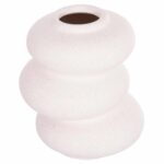 ΕΠΙΤΡΑΠΕΖΙΟ ΚΕΡΑΜΙΚΟ ΔΙΑΚΟΣΜΗΤΙΚΟ ROOK HM4628.01 ΥΠΟΛΕΥΚΟ ΚΡΥΣΤΑΛΛΙΚΟ Φ14x19Υεκ - Image 3