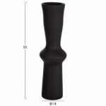 ΕΠΙΤΡΑΠΕΖΙΟ ΚΕΡΑΜΙΚΟ ΔΙΑΚΟΣΜΗΤΙΚΟ SCEPTER HM4637.02 ΜΑΥΡΟ ΜΑΤ Φ14x50Υεκ - Image 2