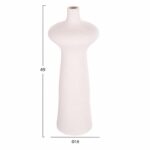 ΕΠΙΤΡΑΠΕΖΙΟ ΚΕΡΑΜΙΚΟ ΔΙΑΚΟΣΜΗΤΙΚΟ SCEPTER HM4636.01 ΚΡΥΣΤΑΛΛΙΚΟ ΥΠΟΛΕΥΚΟ Φ18x49Υεκ - Image 2