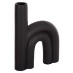ΕΠΙΤΡΑΠΕΖΙΟ ΚΕΡΑΜΙΚΟ ΔΙΑΚΟΣΜΗΤΙΚΟ ARCON HM4638.02 ΜΑΥΡΟ ΜΑΤ 25,5x6x34Υεκ