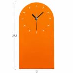 ΕΠΙΤΡΑΠΕΖΙΟ ΡΟΛΟΙ HM4339.01 ΜΕΤΑΛΛΟ ΣΕ ΠΟΡΤΟΚΑΛΙ ΧΡΩΜΑ 12X24,5Υεκ. - Image 2