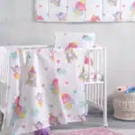 Σετ Παπλωματοθήκη Κούνιας Fairies Λευκή 110x160εκ. Rythmos