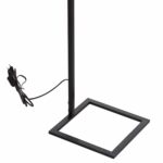 ΦΩΤΙΣΤΙΚΟ ΔΑΠΕΔΟΥ BRANS HM7532.11 ΜΕΤΑΛΛΟ ΜΑΥΡΟ--PVC ΛΕΥΚΟ ΚΑΠΕΛΟ 25x33x170Υεκ. - Image 6