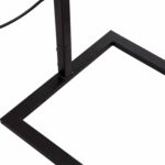 ΦΩΤΙΣΤΙΚΟ ΔΑΠΕΔΟΥ BRANS HM7532.11 ΜΕΤΑΛΛΟ ΜΑΥΡΟ--PVC ΛΕΥΚΟ ΚΑΠΕΛΟ 25x33x170Υεκ. - Image 8