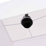ΦΩΤΙΣΤΙΚΟ ΔΑΠΕΔΟΥ BRANS HM7532.11 ΜΕΤΑΛΛΟ ΜΑΥΡΟ--PVC ΛΕΥΚΟ ΚΑΠΕΛΟ 25x33x170Υεκ. - Image 9