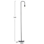ΦΩΤΙΣΤΙΚΟ ΔΑΠΕΔΟΥ KRAMER HM7535.11 ΜΕΤΑΛΛΟ ΣΕ ΜΑΥΡΟ 23x169Υεκ. - Image 2