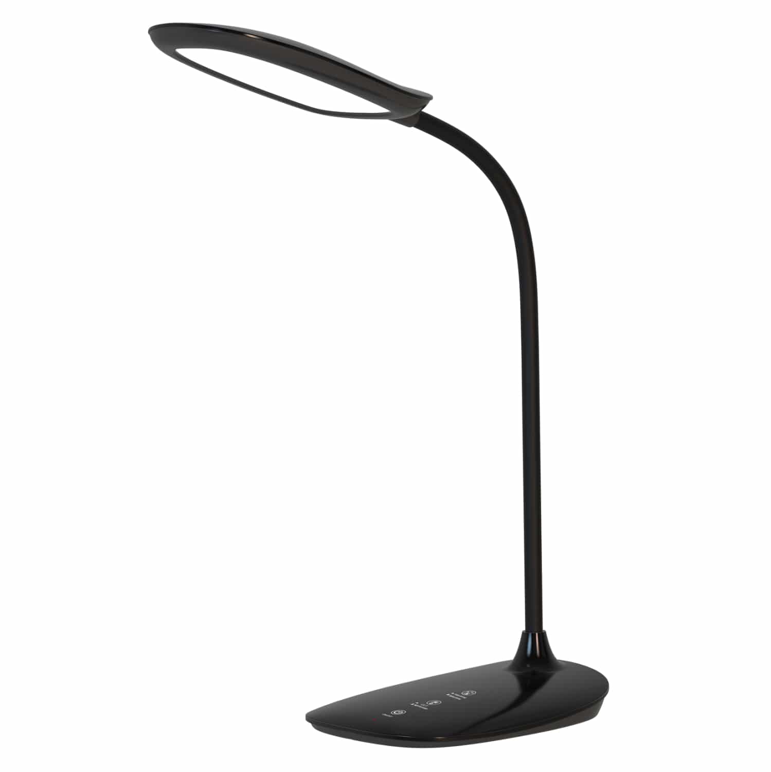 fotistiko-grafeioy-led-fb9444402-mayro-a ΦΩΤΙΣΤΙΚΟ ΓΡΑΦΕΙΟΥ LED BLAIN HM4444.02 ΜΑΥΡΟ ABS 13,6x17,7x40Υ εκ. - Image 1