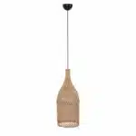 ΦΩΤΙΣΤΙΚΟ ΟΡΟΦΗΣ CARBOY HM7884 ΚΡΕΜΑΣΤΟ ΑΠΟ RATTAN ΣΕ ΦΥΣΙΚΟ ΧΡΩΜΑ Φ28x163,5Yεκ.