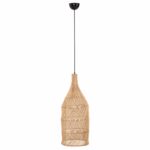 ΦΩΤΙΣΤΙΚΟ ΟΡΟΦΗΣ THEON HM7888 ΚΡΕΜΑΣΤΟ ΑΠΟ RATTAN ΣΕ ΦΥΣΙΚΟ ΧΡΩΜΑ Φ22x148Υ εκ.