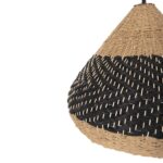 ΦΩΤΙΣΤΙΚΟ ΟΡΟΦΗΣ ΚΡΕΜΑΣΤΟ HM4354 ΦΥΣΙΚΟ RAΤΤΑΝ-PAPER ROPE-ΦΥΣΙΚΟ&ΜΑΥΡΟ Φ54x42-145Υεκ. - Image 4