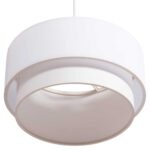 ΦΩΤΙΣΤΙΚΟ ΟΡΟΦΗΣ ΚΥΛΙΝΔΡΙΚΟ KRIKS HM4707.01 PVC ΣΕ ΛΕΥΚΟ Φ30x70Υεκ. - Image 5
