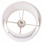 ΦΩΤΙΣΤΙΚΟ ΟΡΟΦΗΣ ΚΥΛΙΝΔΡΙΚΟ KRIKS HM4707.01 PVC ΣΕ ΛΕΥΚΟ Φ30x70Υεκ. - Image 6