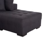 ΓΩΝΙΑΚΟΣ ΚΑΝΑΠΕΣ-ΚΡΕΒΑΤΙ ΜΕ ΑΠΟΘ.ΧΩΡΟ TRENDSTON HM3302.01R ΓΚΡΙ ΥΦΑΣΜΑ 298x177x95Υεκ - Image 8
