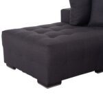 ΓΩΝΙΑΚΟΣ ΚΑΝΑΠΕΣ-ΚΡΕΒΑΤΙ ΜΕ ΑΠΟΘ.ΧΩΡΟ TRENDSTON HM3302.01L ΓΚΡΙ ΥΦΑΣΜΑ 298x177x95Υεκ - Image 8