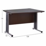 ΓΡΑΦΕΙΟ ΕΠΑΓΓΕΛΜΑΤΙΚΟ VALDEN HM2044.02 WENGE 120X72X75 εκ. - Image 2