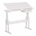 ΓΡΑΦΕΙΟ/ΣΧΕΔΙΑΣΤΗΡΙΟ ASCENT HM18289 MDF ΣΕ ΛΕΥΚΟ 109x55x87,5Υεκ