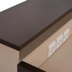 ΓΡΑΦΕΙΟ ΥΠΟΔΟΧΗΣ DALTON HM2068.01 ΜΕΛΑΜΙΝΗ ΣΕ WENGE-ΜΠΕΖ 240x80x106Υεκ. - Image 7