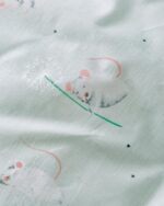 Σετ Βρεφικά Σεντόνια Κούνιας Βαμβακερά Jerom Aqua 3τμχ 120x160εκ. Rythmos - Image 3