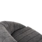 ΚΑΝΑΠΕΣ 2-ΘΕΣΙΟΣ ΜΟΒΥ HM9595.01 ΓΚΡΙ ΜΠΟΥΚΛΕ ΥΦΑΣΜΑ 145x82x67Υεκ. - Image 9