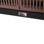 ΚΑΝΑΠΕΣ 2ΘΕΣΙΟΣ MYRTIA HM5550.12 AΛΟΥΜΙΝΙΟ ΑΝΘΡΑΚΙ--ΜΠΕΖ TESLIN ΣΧΟΙΝΙ 123x61x90Υεκ. - Image 10