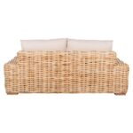 ΚΑΝΑΠΕΣ 2-ΘΕΣΙΟΣ TROPEL HM9809 ΞΥΛΟ MANGO-RATTAN ΦΥΣΙΚΟ-ΛΕΥΚΑ ΜΑΞΙΛΑΡΙΑ 192x88x70-85Υεκ. - Image 6