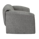 ΚΑΝΑΠΕΣ ΔΙΘΕΣΙΟΣ LAFORGE HM9680.01 ΜΕΤΑΛΛΙΚΟΣ ΣΚΕΛΕΤΟΣ-ΓΚΡΙ ΜΠΟΥΚΛΕ ΥΦΑΣΜΑ 160x80x63Υεκ. - Image 4