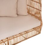 ΚΑΝΑΠΕΣ ΕΞ. ΧΩΡΟΥ ZEPHYR HM5988 ΚΑΛΑΜΙΑ RATTAN ΦΥΣΙΚΟ-ΜΠΕΖ ΜΑΞΙΛΑΡΙΑ 200x120x142Yεκ. - Image 8