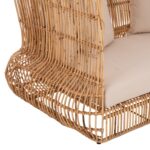 ΚΑΝΑΠΕΣ ΕΞ. ΧΩΡΟΥ ZEPHYR HM5988 ΚΑΛΑΜΙΑ RATTAN ΦΥΣΙΚΟ-ΜΠΕΖ ΜΑΞΙΛΑΡΙΑ 200x120x142Yεκ. - Image 9