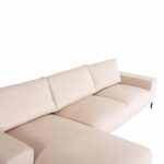 ΚΑΝΑΠΕΣ ΓΩΝΙΑ (ΑΡΙΣΤΕΡΗ) NOA HM3278.01L ΕΚΡΟΥ ΥΦΑΣΜΑ 288x90-157x67-80Υεκ. - Image 7