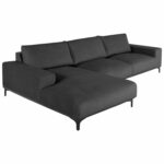 ΚΑΝΑΠΕΣ ΓΩΝΙΑ (ΑΡΙΣΤΕΡΗ) NOA HM3278.02L ΑΝΘΡΑΚΙ ΥΦΑΣΜΑ 288x90-157x67-80Υεκ. - Image 8