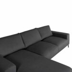 ΚΑΝΑΠΕΣ ΓΩΝΙΑ (ΑΡΙΣΤΕΡΗ) NOA HM3278.02L ΑΝΘΡΑΚΙ ΥΦΑΣΜΑ 288x90-157x67-80Υεκ. - Image 9