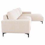 ΚΑΝΑΠΕΣ ΓΩΝΙΑ (ΔΕΞΙΑ) NOA HM3278.01R ΕΚΡΟΥ ΥΦΑΣΜΑ 288x90-157x67-80Υεκ. - Image 4