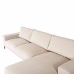 ΚΑΝΑΠΕΣ ΓΩΝΙΑ (ΔΕΞΙΑ) NOA HM3278.01R ΕΚΡΟΥ ΥΦΑΣΜΑ 288x90-157x67-80Υεκ. - Image 7