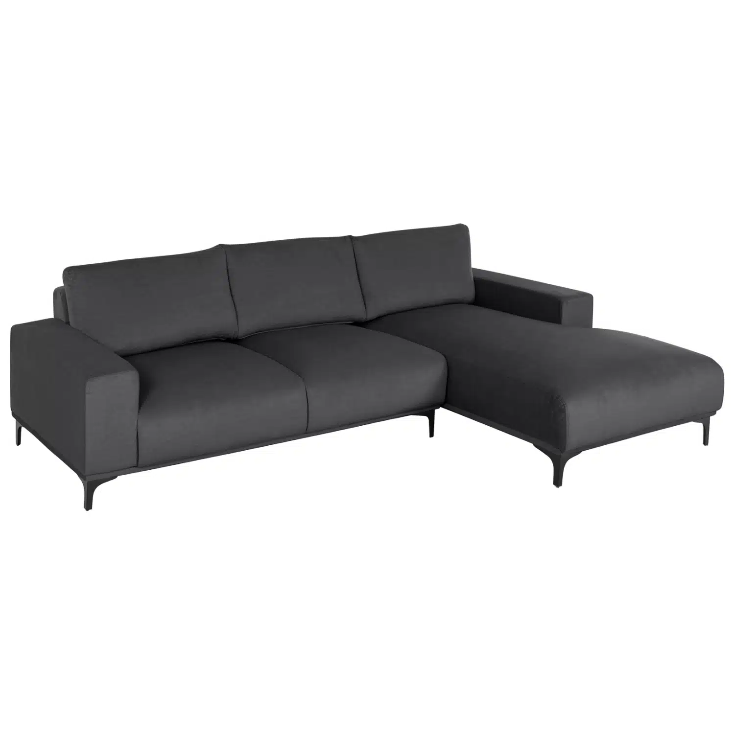 kanapes-gonia-dexia-fb9327802r-anthraki- ΚΑΝΑΠΕΣ ΓΩΝΙΑ (ΔΕΞΙΑ) NOA HM3278.02R ΑΝΘΡΑΚΙ ΥΦΑΣΜΑ 288x90-157x67-80Υεκ. - Image 1