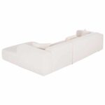 ΚΑΝΑΠΕΣ ΓΩΝΙΑ BRICKEN HM3275.02R ΛΕΥΚΟ ΥΦΑΣΜΑ 110-282x98-160x72Υεκ. - Image 5
