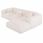 ΚΑΝΑΠΕΣ ΓΩΝΙΑ BRICKEN HM3275.02R ΛΕΥΚΟ ΥΦΑΣΜΑ 110-282x98-160x72Υεκ. - Image 6