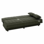 ΚΑΝΑΠΕΣ ΚΡΕΒΑΤΙ ANDRI ΤΡΙΘΕΣΙΟΣ DARK OLIVE HM3239.05 180x72x77 εκ. - Image 3