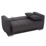 ΚΑΝΑΠΕΣ ΚΡΕΒΑΤΙ POLYA ΔΙΘΕΣΙΟΣ ΓΚΡΙ HM3241.03 153x87x77Υεκ. - Image 3