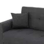 ΚΑΝΑΠΕΣ ΚΡΕΒΑΤΙ HEMA ΔΙΘΕΣΙΟΣ ΨΗΛΗ ΠΛΑΤΗ ΓΚΡΙ HM3243.03 160x84x88 εκ. - Image 7