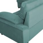 ΚΑΝΑΠΕΣ ΚΡΕΒΑΤΙ JADE HM3144.04L ΑΡΙΣΤΕΡΗ ΓΩΝΙΑ ΒΕΡΑΜΑΝ ΒΕΛΟΥΔΟ 250x80-180x73-88Υεκ. - Image 9
