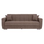 ΚΑΝΑΠΕΣ ΚΡΕΒΑΤΙ POLYA ΤΡΙΘΕΣΙΟΣ ΚΑΦΕ HM3240.02 215x80x77 εκ. - Image 4